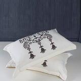 Bodycomfy 100% Cotton Hosiery King Size Fitted Bedsheet – Motif Panel Print