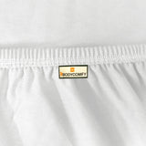 Bodycomfy 100% Cotton Hosiery King Size Fitted Bedsheet – Geometrical Panel Print