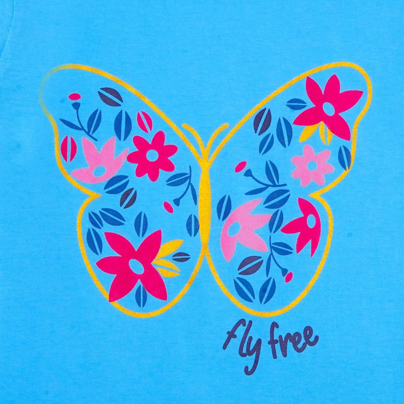 Bodycare Girls Round Neck Half Sleeves Tshirt