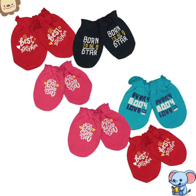 Unisex Baby Mittens Pack of 6 - Bodycare