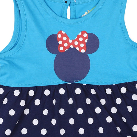 Bodycare Minnie & Friends Girls Cotton Frock Round Neck Sleeveless