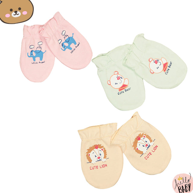 Unisex Baby Mittens Pack of 6 - Bodycare
