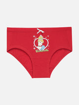 Girls Frozen Innerwear Panty Cotton Solid with Inner Elastic for Everyday Comfort and Kids Essentials - Pack of 5