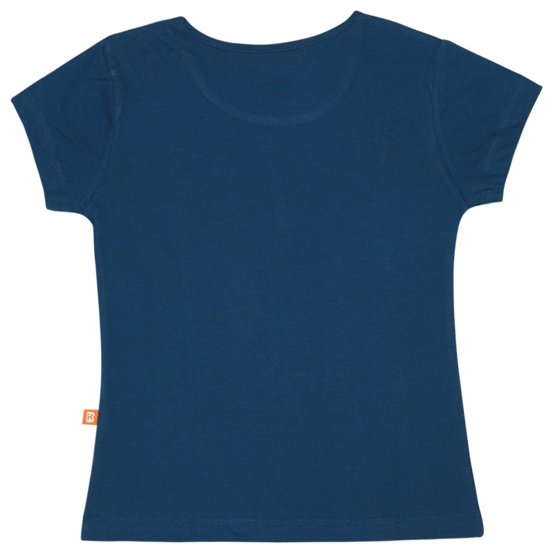 Bodycare Girls Cotton Round Neck Half Sleeves Tshirt Pack Of 2