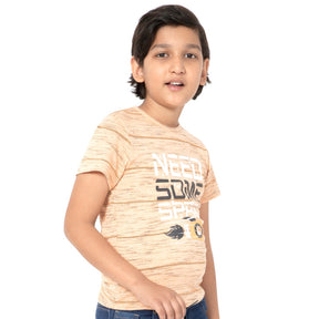 Boys 100% Cotton T-Shirt Round Neck Half Sleeves Pack of 1 - Bodycare
