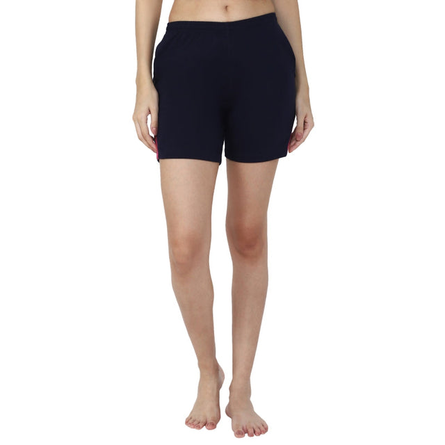 Women 100% Cotton Shorts Side Pockets - Bodycare