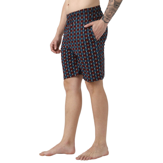 Men 100% Cotton Shorts Side Pockets - Bodycare