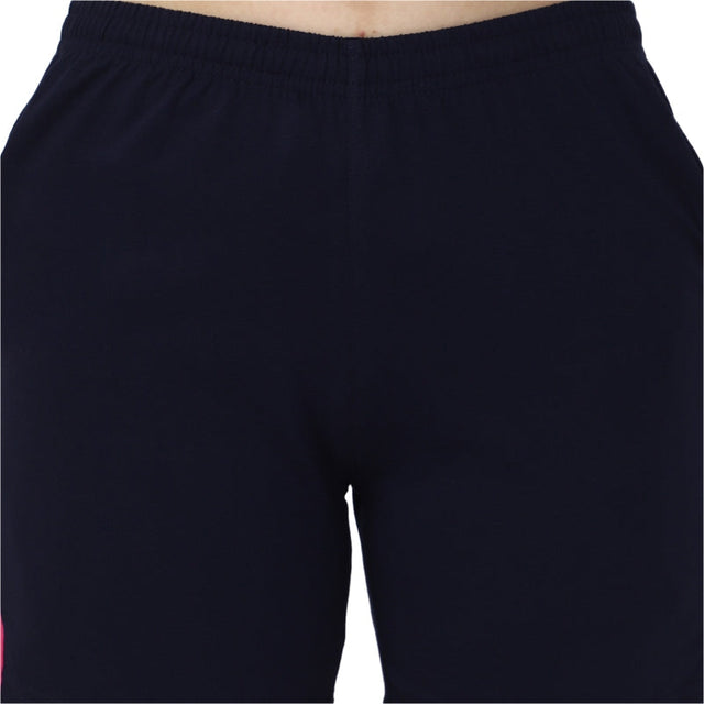 Women 100% Cotton Shorts Side Pockets - Bodycare