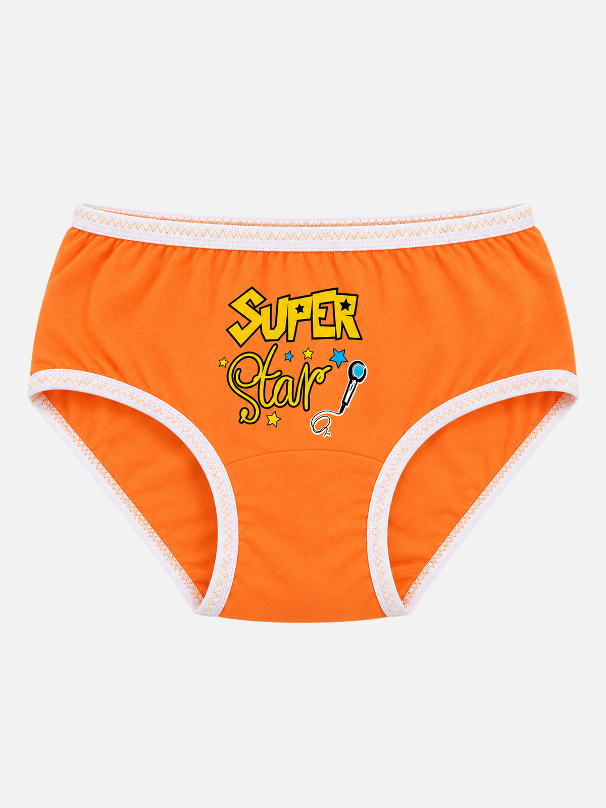 Girls Printed Innerwear Panty with Top Elastic for Everyday Comfort, Easy Fit and Wardrobe Essentials - Pack of 3