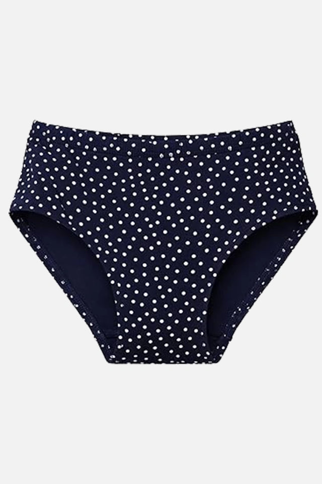 Girls Cotton Spandex Panty with Inner Elastic, Mid Waist Fit and Full Coverage for Everyday Comfort - Pack of 3