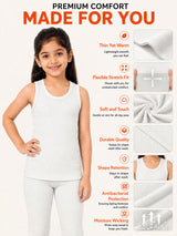 Unisex Sleeveless Thermal Top with Round Neck Design for Winter Base Layering and Cold-Weather Innerwear Comfort