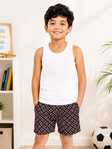 Boys 100% Cotton Trunk Inner Elastic Pack of 3