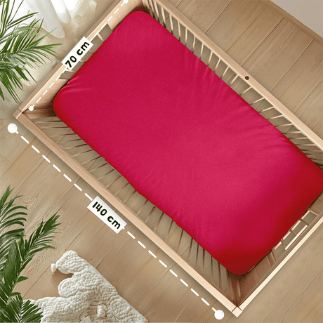 Mickey Hot Pink Fitted Cot Sheet Pack of 2