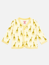 Unisex Baby Printed Front Open Top for Easy Dressing, Comfortable Daily Wear and Regular Wardrobe Use - Pack of 3