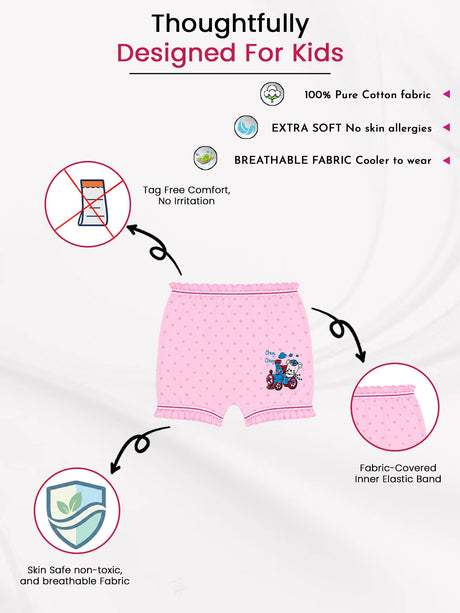 Unisex 100% Cotton Bloomer Pack of 3