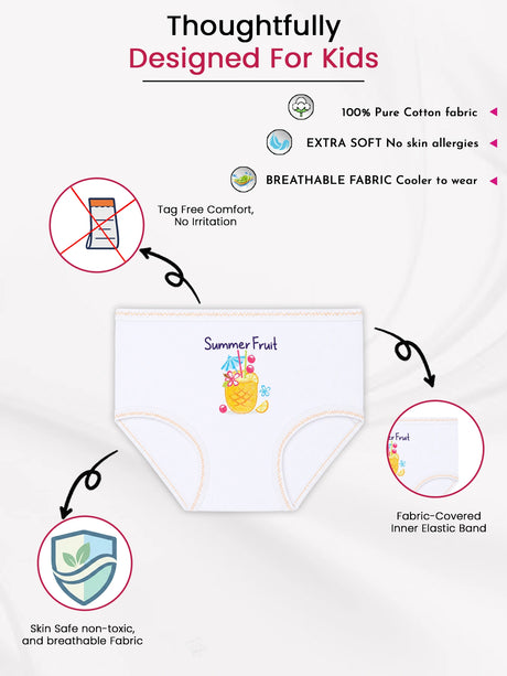 Girls Panty Top Elastic Pack of 3