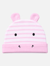 Baby Girls Cap Set for Soft Everyday Head Coverage and Practical Nursery Essentials at Home - Pack of 2