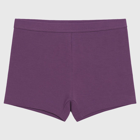 Bodycare Girls Boyshorts Solid Black & Purple Pack Of 2