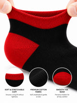 Boys Multipack Socks for Everyday Wear, School Comfort, Casual Use and Regular Wardrobe Essentials - Pack of 4