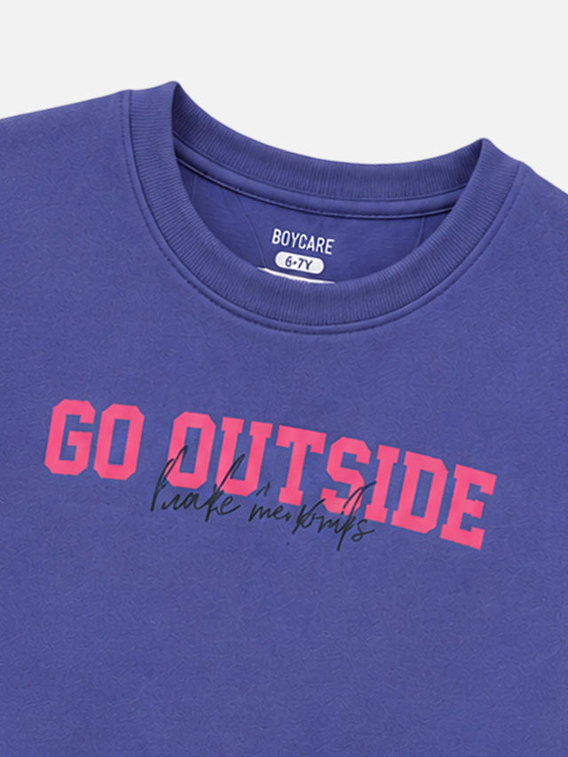 Girls Full Sleeves Round Neck Sweatshirt for Casual Wear, Easy Movement and Everyday Wardrobe Comfort