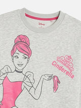 Girls Princess Printed Round Neck Sweatshirt with Full Sleeves for Casual Outfits and Everyday Comfort