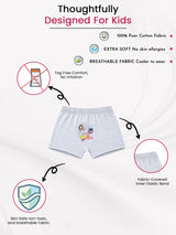 Baby Justice League 100% Cotton Innerwear Trunks with Inner Elastic Support for Everyday Comfort - Pack of 3
