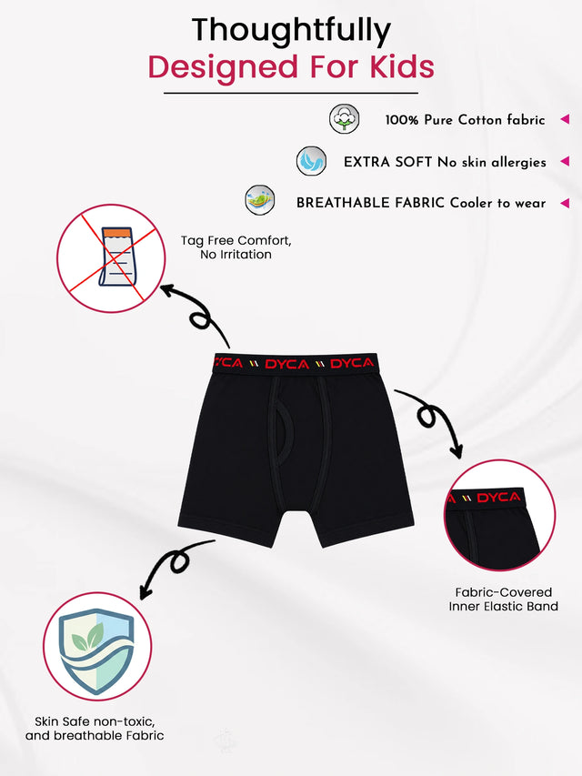 Boys Trunk Top Elastic Pack of 6