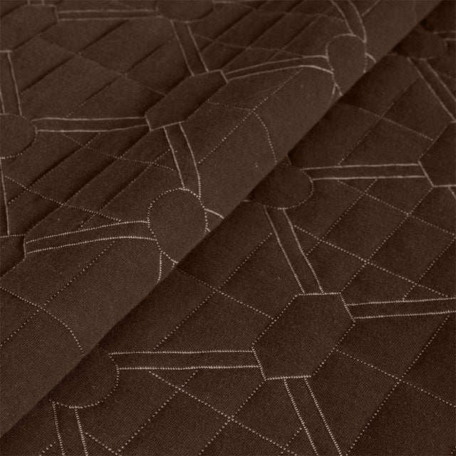 King Size Jersey Bedcover Grey Diamond Quilted - Bodycare