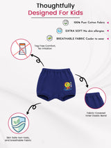 Baby Boys Inner Elastic Trunk Underwear for Daily Comfort, Smooth Movement and Regular Innerwear Use - Pack of 3