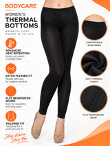 Women Extra Soft Thermal Bottom for Winter Layering, Comfortable Coverage and Cold Weather Essentials - Pack of 1