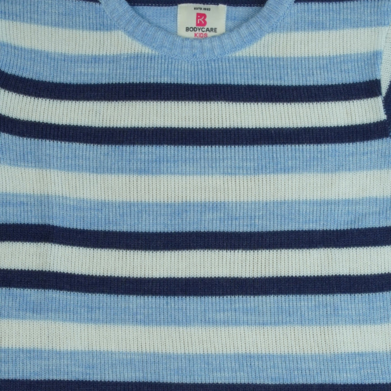 Bodycare Striped Sweater - Blue