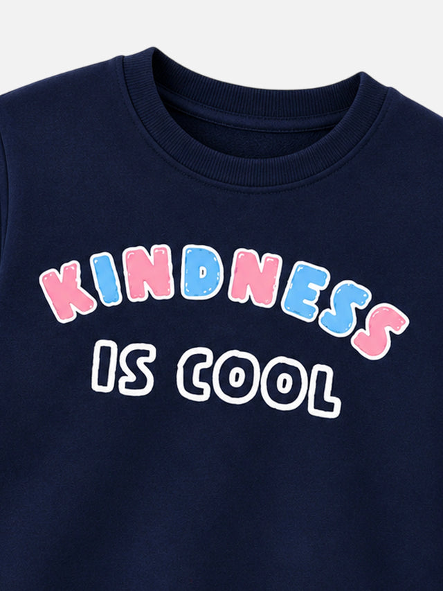 Girls French Terry Sweatshirt for Casual Wear, Layered Comfort, Everyday Styling and Regular Wardrobe Use