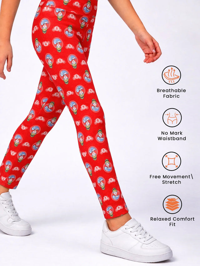 Girls 100% Cotton Leggings - Bodycare