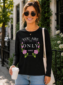 Women 100% Cotton T-Shirt Round Neck