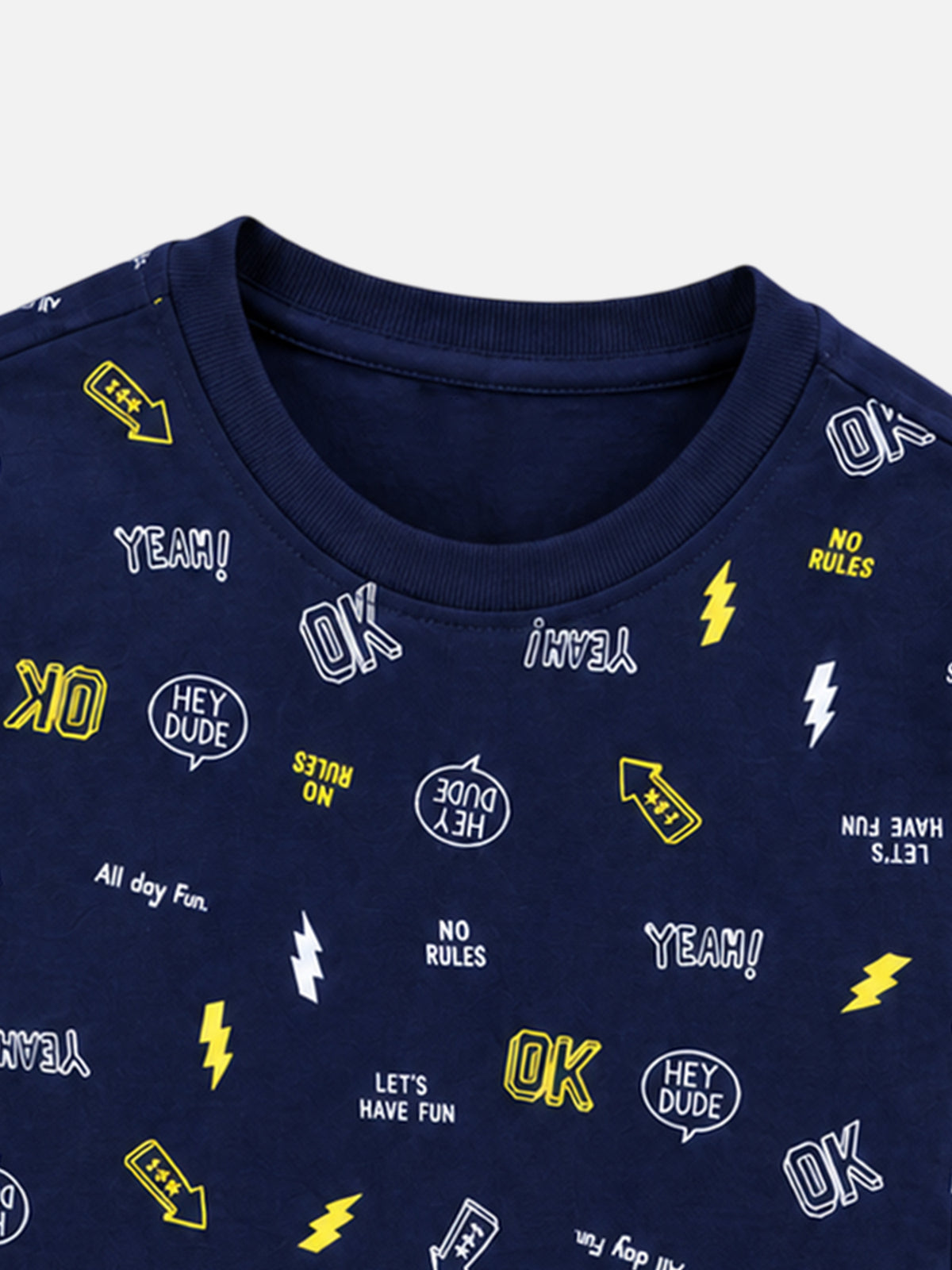 Boys Printed Round Neck Full Sleeve T-Shirt for Casual Wear, Comfortable Coverage and Everyday Wardrobe Use - Pack of 1