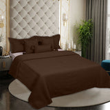 King Size Cotton Jersey Bedcover Camel Beige - Bodycare
