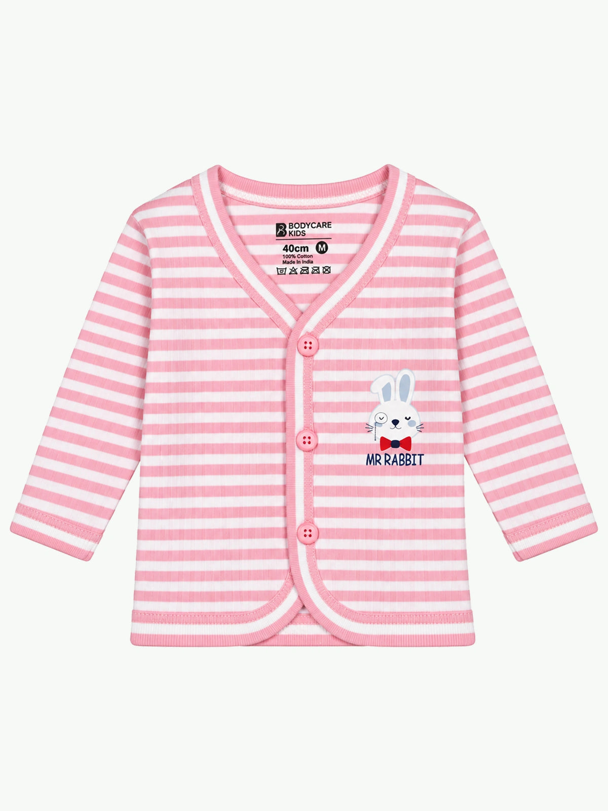 Unisex Baby Front Open Full Sleeves Thermal Top for Warm Winter Innerwear Comfort and Easy Dressing - Pack of 3