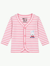 Unisex Baby Front Open Full Sleeves Thermal Top for Warm Winter Innerwear Comfort and Easy Dressing - Pack of 3