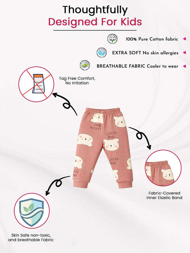 Baby Boys Pyjama with Inner Elastic for Regular Baby Wear, Easy Movement and Everyday Comfort - Pack of 1