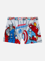 Boys Avengers Cotton Spandex Trunk Underwear with Top Elastic for Stretch Comfort and Daily Innerwear Use - Pack of 4