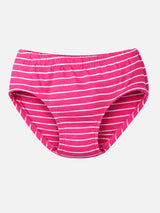 Girls Single Jersey Panty with Lycra Waistband for Everyday Innerwear Comfort, Secure Fit and Regular Use - Pack of 6