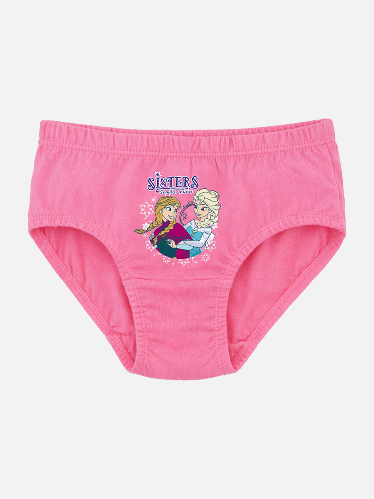 Girls Frozen Panty Inner Elastic Underwear with Character-Inspired Style for Comfortable Daily Innerwear Use - Pack of 5
