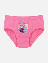 Girls Frozen Panty Inner Elastic Underwear with Character-Inspired Style for Comfortable Daily Innerwear Use - Pack of 5