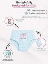 Girls Panty Inner Elastic Pack of 5 - Bodycare