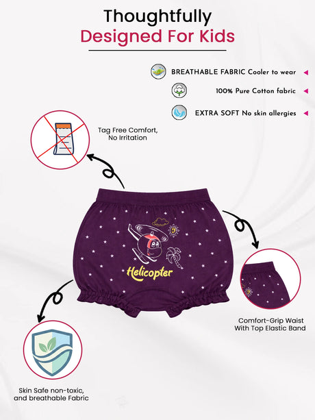 Unisex Bloomer Lycra Band Pack of 3