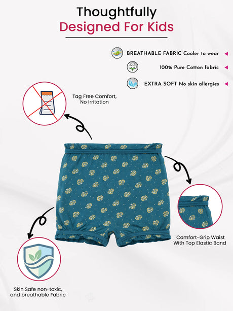 Unisex 100% Cotton Bloomer Pack of 3