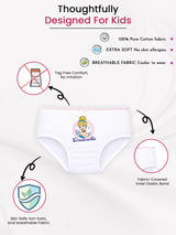 Girls Princess Panty Inner Elastic Pack of 5