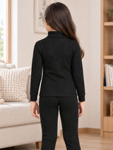 Unisex Full Sleeves High Neck Thermal Set for Winter Wear, Warm Base Layer Use and Cold Weather Comfort
