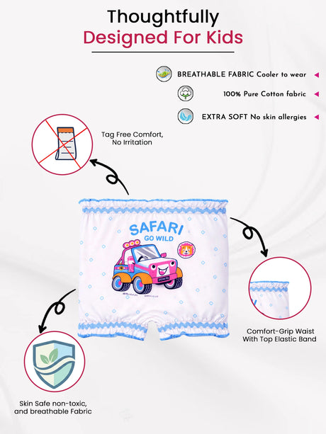 Unisex 100% Cotton Bloomer Pack of 3