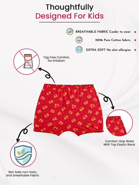 Unisex 100% Cotton Bloomer Pack of 6